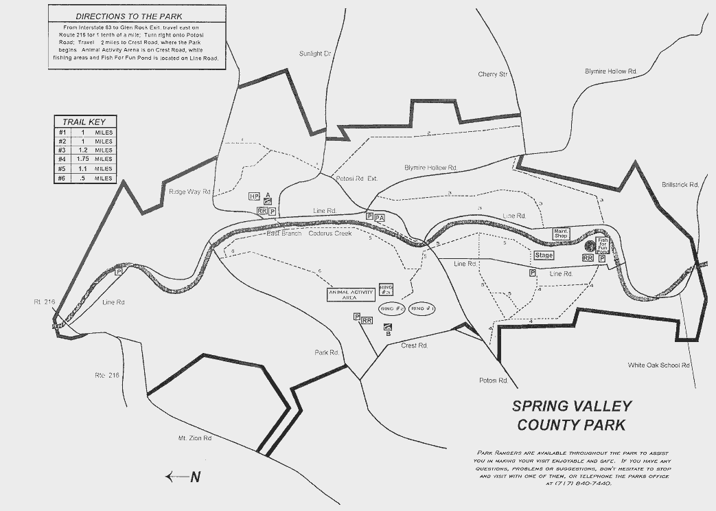 Spring Valley Park map